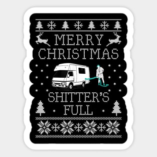 Shitter_s Full funny Merry Christmas Sticker